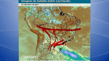 Como ocorre a inversão da temperatura máxima e da mímina?