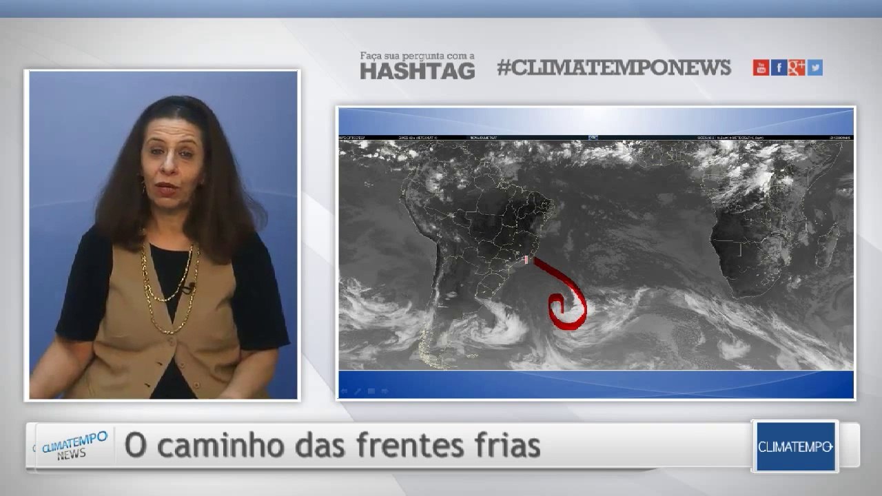 O caminho das frentes frias