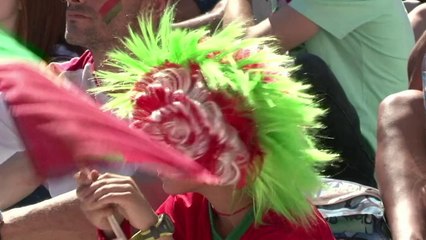 Portugal fans react after early World Cup exit