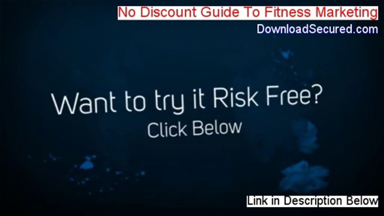 No Discount Guide To Fitness Marketing Free Download - Download Now 2014