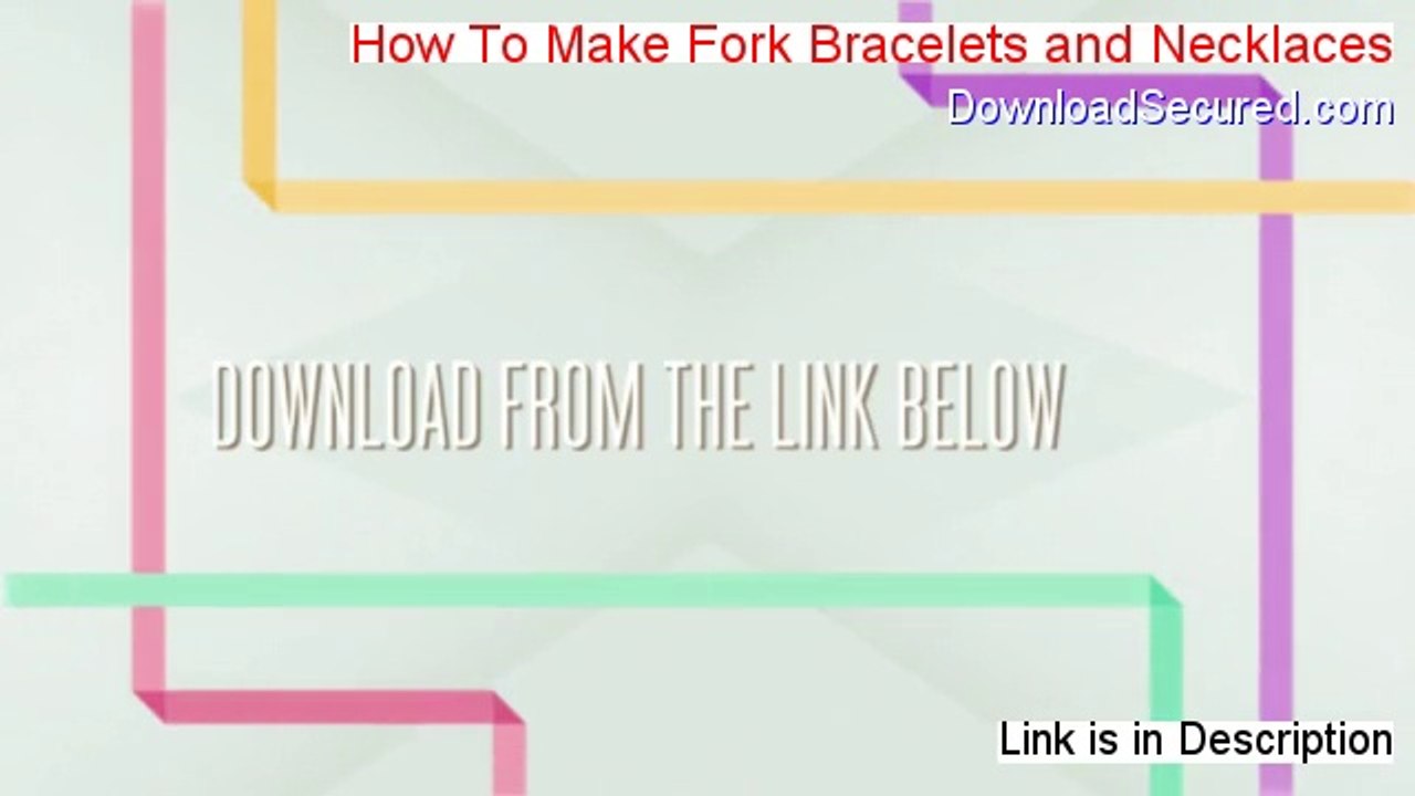 How To Make Fork Bracelets and Necklaces Download Free [Legit Download]