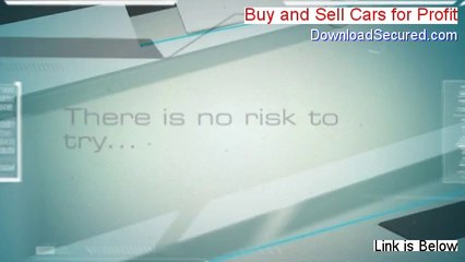 Buy and Sell Cars for Profit Download - Instant Download