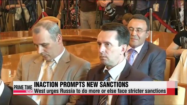 German Chancellor Merkal blasts Russia for slow progress in Ukraine