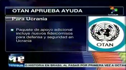 Otan aprueba paquete de apoyo adicional para Ucrania