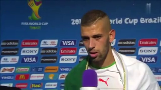 La réaction des joueurs algériens au micro de Be in sport