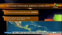Actividad portuaria de AL y el Caribe creció en 2013