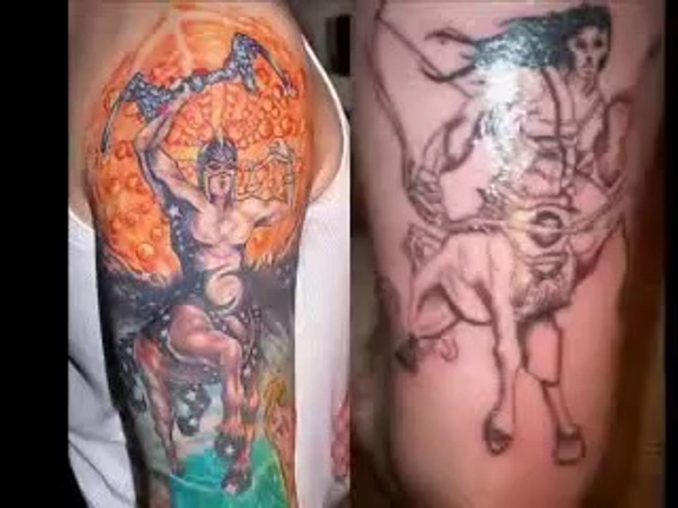 Sagittarius Tattoos - Zodiac Centaur Designs