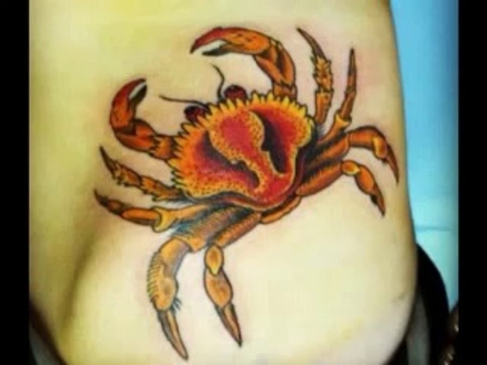 Crab Tattoos - Zodiac Cancer Designs
