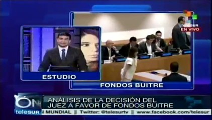 Fallo de Griesa crea un pésimo antecendente: experto