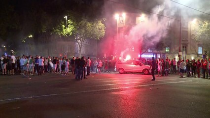 Comemoração e vandalismo na França