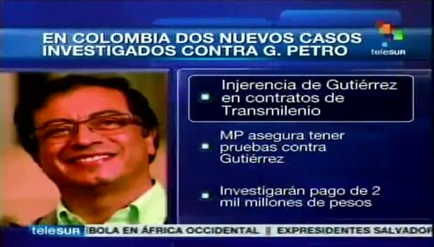 Colombia: Procuraduría insiste en investigaciones contra Gustavo Petro