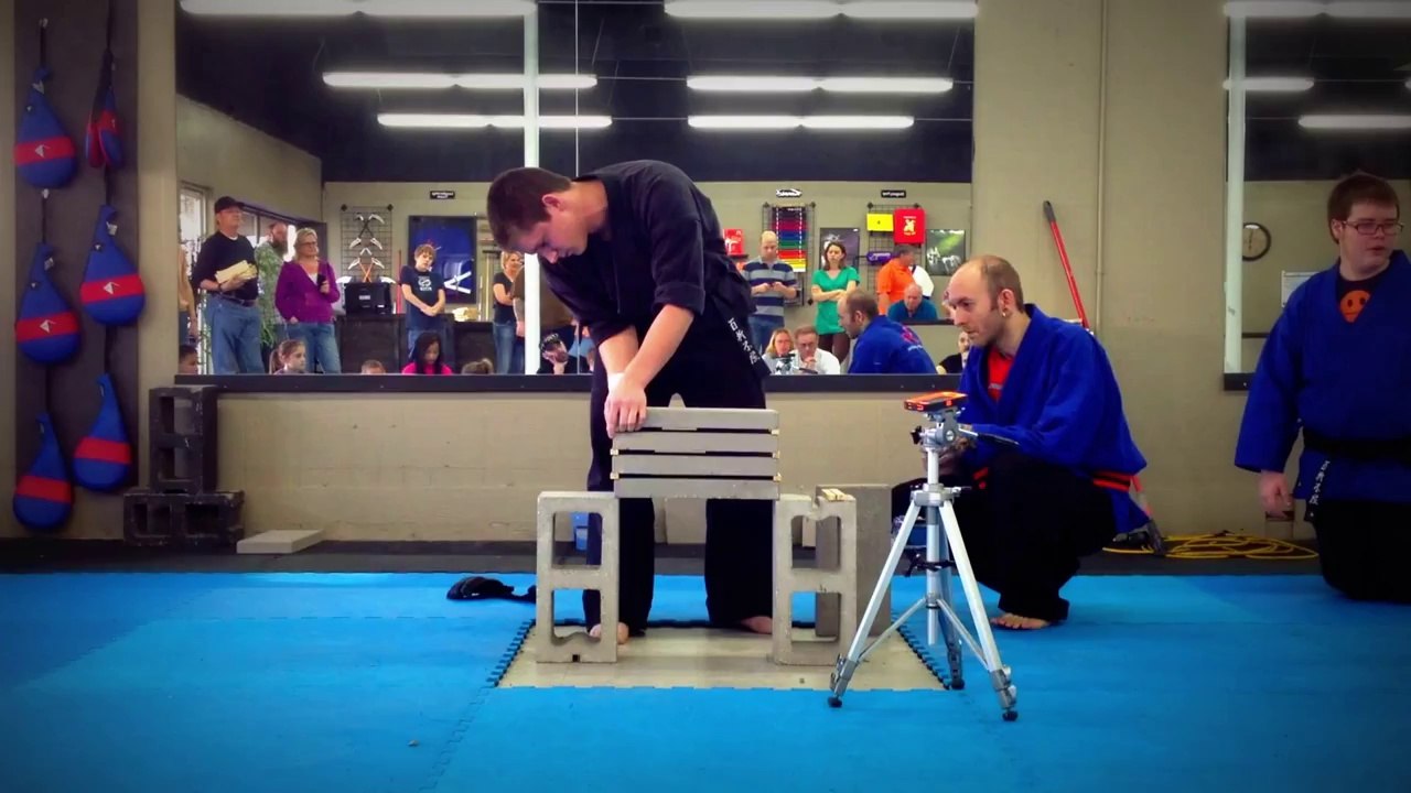 Breaking 5 Concrete Slabs - Stillwater Martial Arts