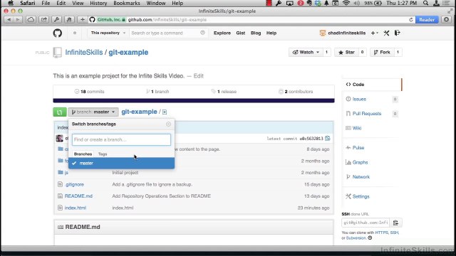 Learning GIT Training Video Tutorial Removing Branches With The Command Line