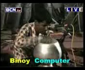 Blind singer from Rajshahi, Bangladesh