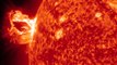 Solar Flare Eruption on Sun