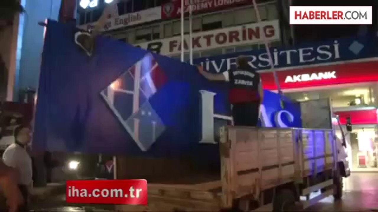 İstanbul'da Tabela Operasyonuna Devam