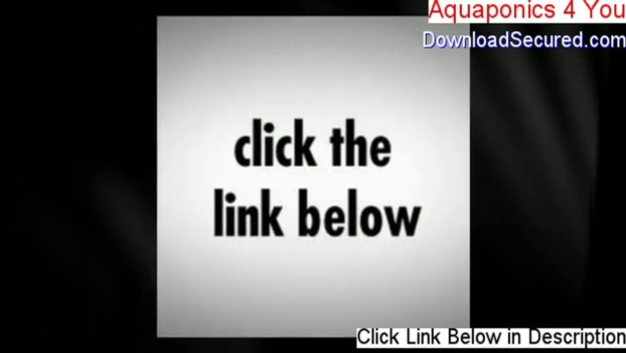 Aquaponics 4 You Free Review [See my Review]