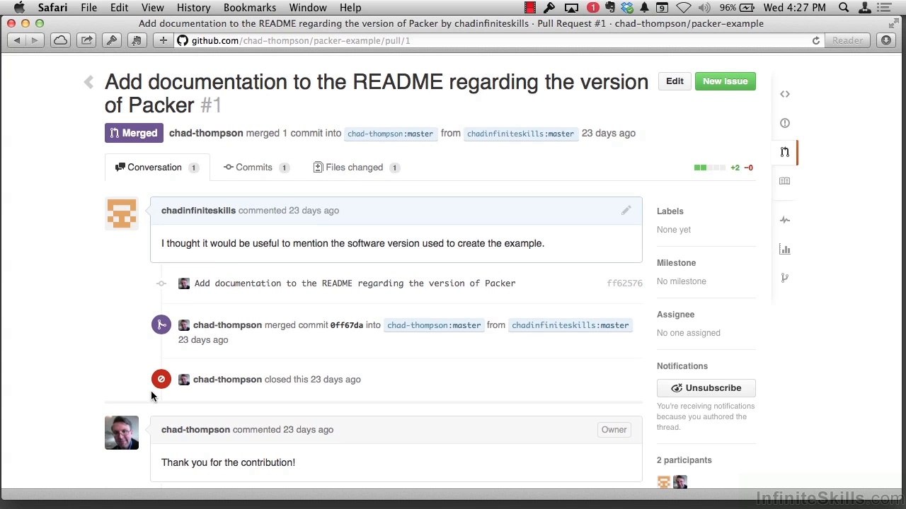 Learning GIT Training Video Tutorial -Interacting With Projects