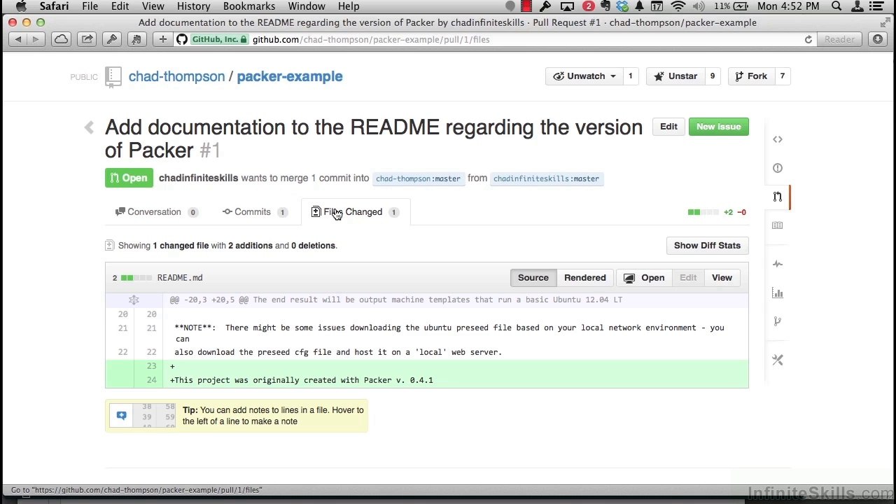 Learning GIT Training Video Tutorial Resolving Pull Requests