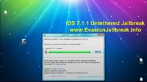 Latest New Apple iOS 7.1.1 Official Evasion Jailbreak iPhone 5 5s 4 iPod 4th gen iPad