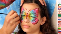 Butterfly Face Painting Design - Nurit Pilchin