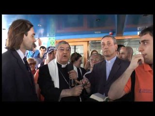 Napoli - Sepe e il battello della solidarietà (26.06.14)