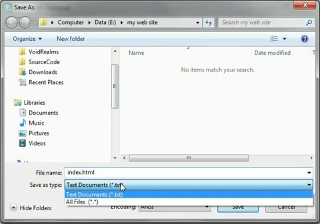 HTML Tutorial 01 - Basic Web Page