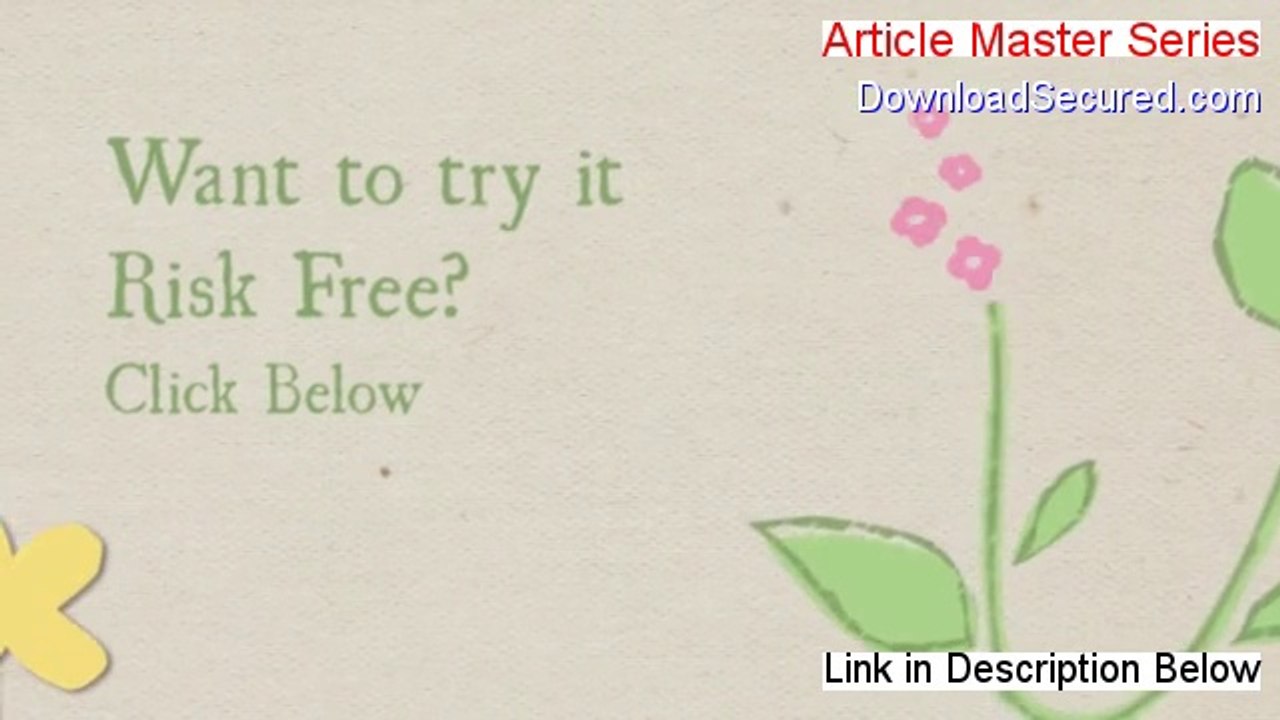 Article Master Series PDF (Get It Now)