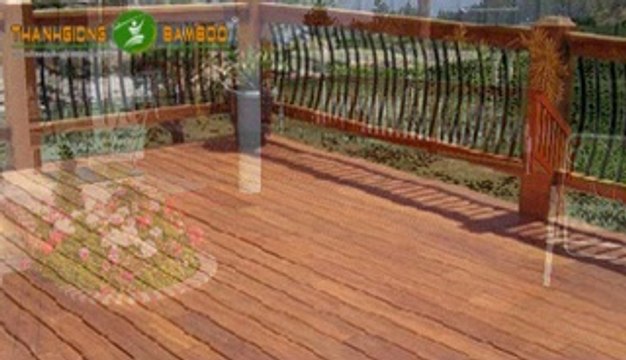 VÁN SÀN TRE - CẦU THANG TRE - SÀN TRE NGOÀI TRỜI