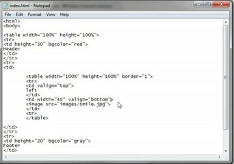 HTML Tutorial 13 - Table in a table
