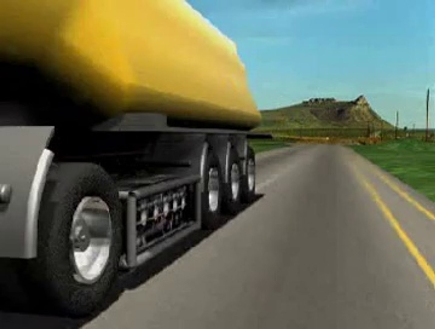 ⁣Truck Landscape 3D Animation