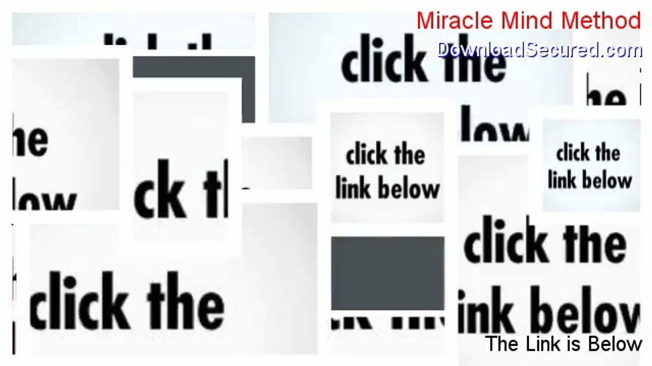 Miracle Mind Method Review - Watch this