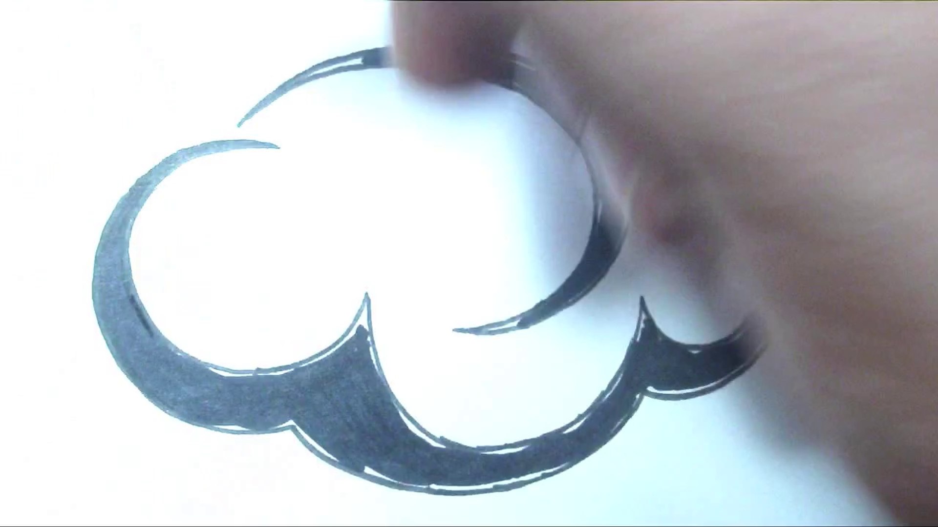 How To Draw Clouds - Tribal Tattoo Design Style - Amazing