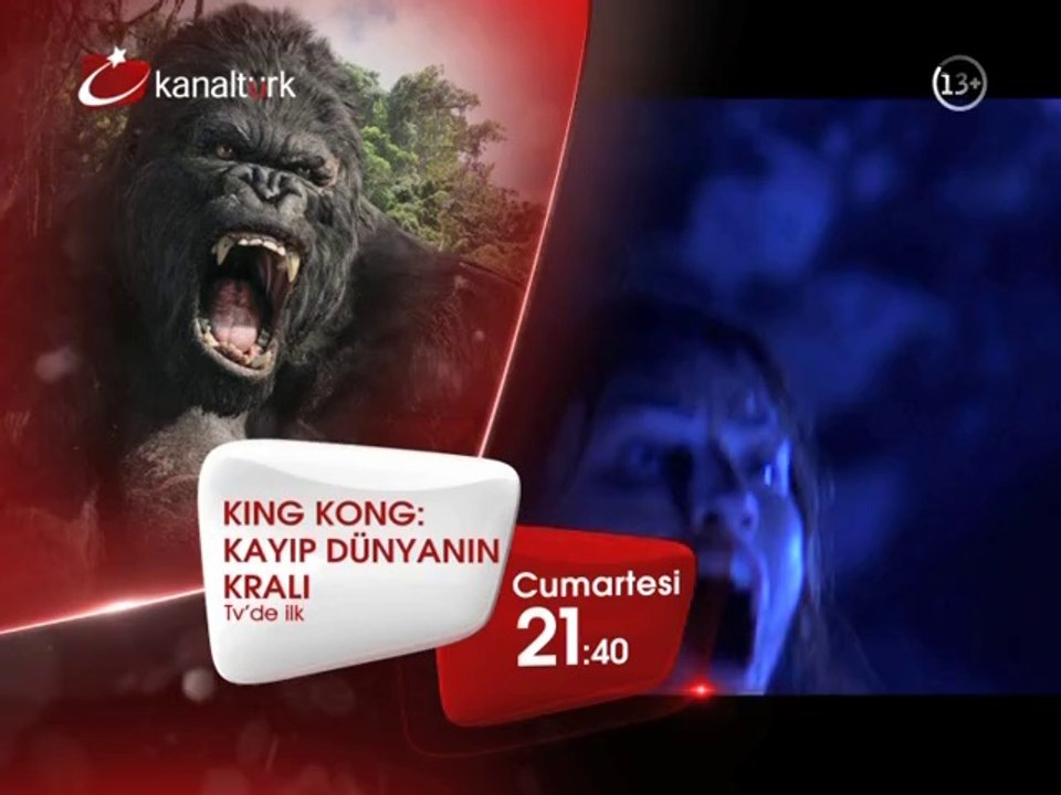 TV'DE İLK! "KING KONG:KAYIP DÜNYANIN KRALI" 28 Haziran Cumartesi akşamı saat 21.40'ta Kanaltürk Sinema Kuşağında!