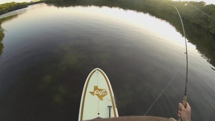 GoPro SUP Fly Fishing - Fishing