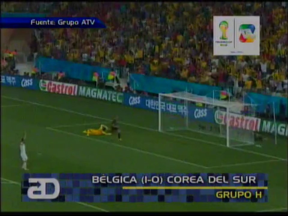 Resumen Grupo H - 3era Fecha - Belgica 1-0 Corea del Sur