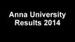 Anna university Exam results 2014 BE