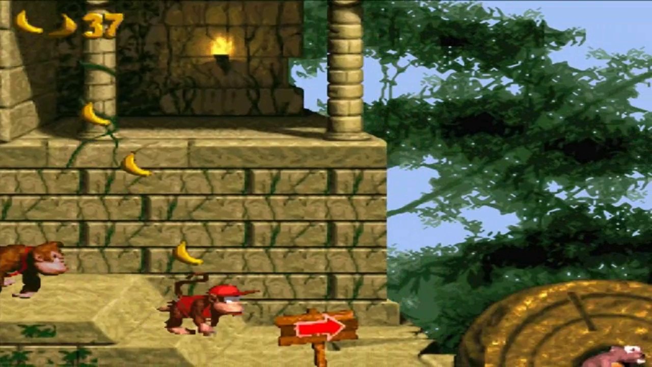 Donkey Kong Country - Vallée des Vignobles : Tempête du Temple