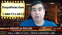 Philadelphia Phillies vs. Atlanta Braves Pick Prediction MLB Odds Preview 6-27-2014