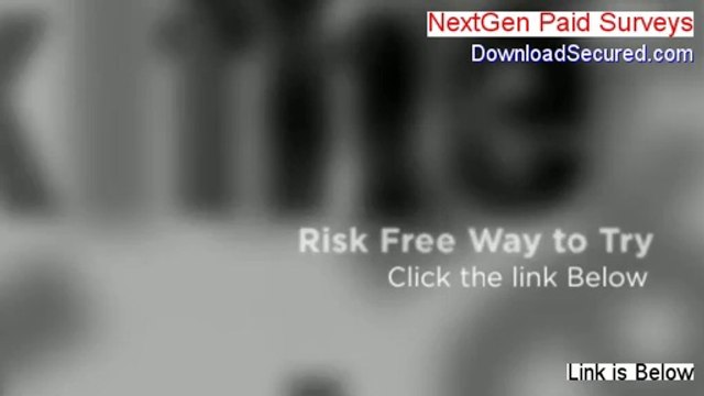 NextGen Paid Surveys PDF Free - nextgen paid surveys testimonials