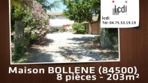 Vente - maison - BOLLENE (84500)  - 203m²