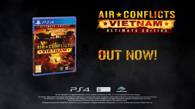 Air Conflicts : Vietnam Ultimate Edition (PS4) - Trailer de lancement
