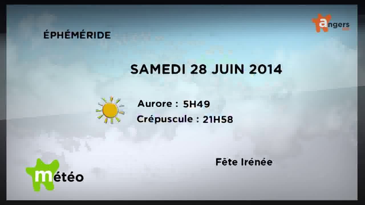 METEO JUIN 2014 [S.6] [E.28] - Météo locale - Prévisions du samedi 28 juin 2014