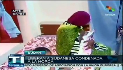 Sudanesa condenada a la horca pide refugio en embajada EEUU