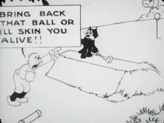 Felix the Cat-All Balled Up