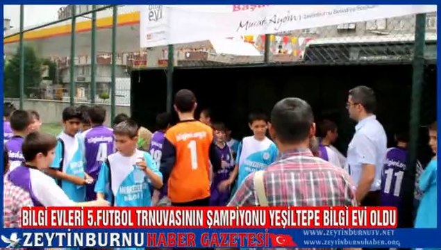 Bilgi Evleri 5. Futbol Trnuvasının Şampiyonu Yeşiltepe Bilgi Evi Oldu