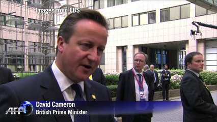 EU, Cameron in summit showdown over top job for Juncker