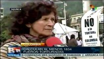 No más terrorismo de Estado en Colombia, claman víctimas de la tortura