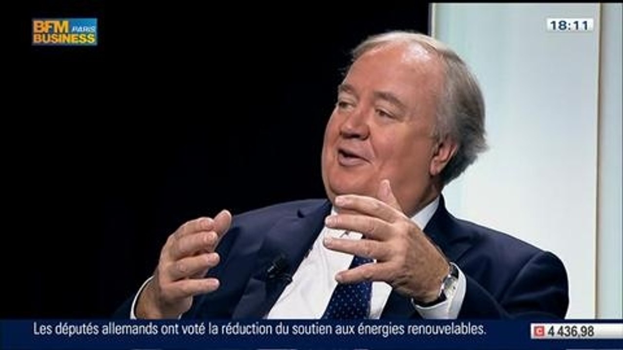 Denis Kessler, président directeur général de Scor, dans Qui-êtes vous ?  - 27/06 1/4