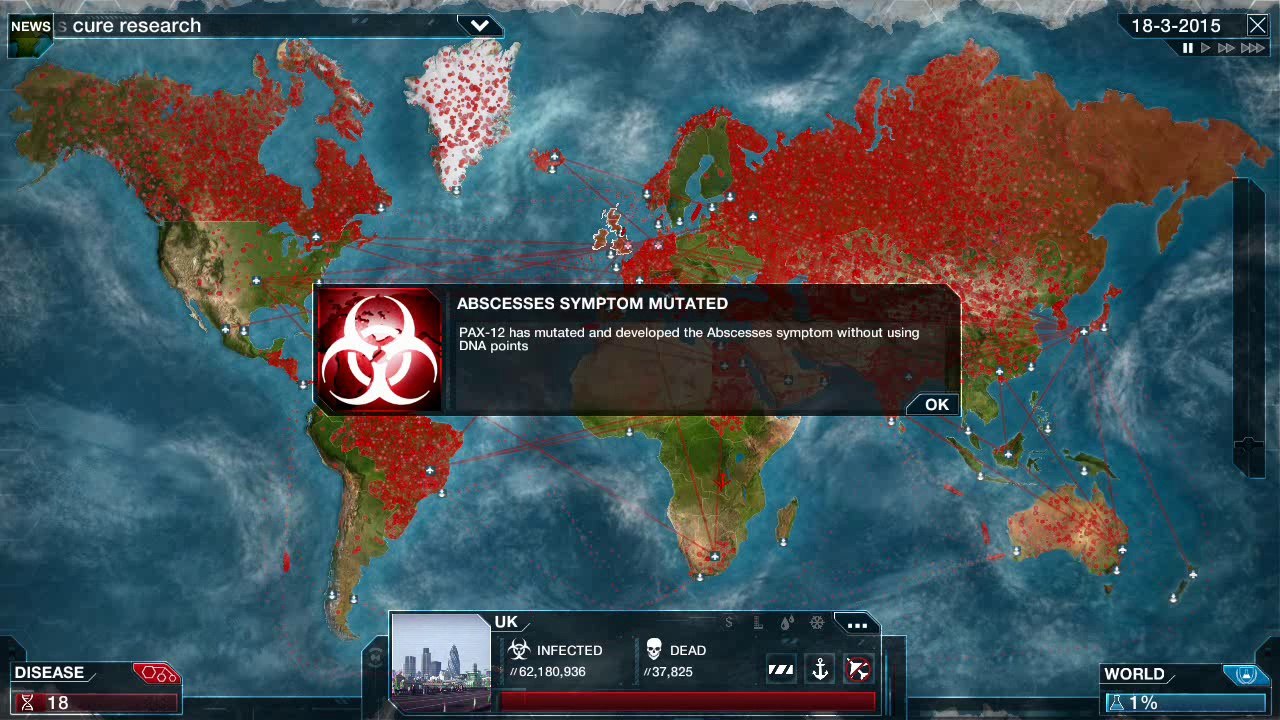 PC - Plague Inc Evolved - Main Game - Bacteria - Casual - Attempt 1